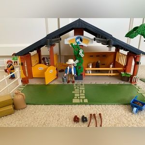 Playmobil 3120 Horse and Pony Ranch Complete Set with Instructions - No Box